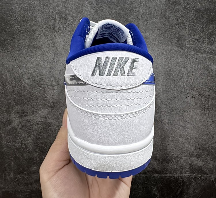 280  Nk SB Dunk Low BAPE joint-white color hook small blue h