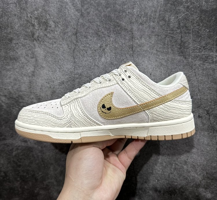 280 Supreme x Nk Dunk Low Joint-Golden Ghost Face SB Low-top Casual Sneakers XD6