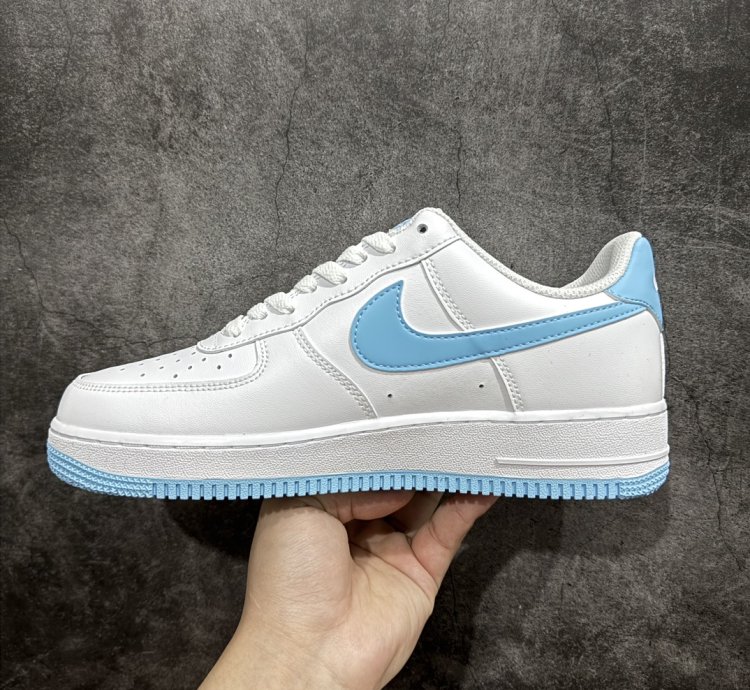 200 Nike Air Force 1 Low White Blue Air Force One Low Top Sports Casual Shoes FQ