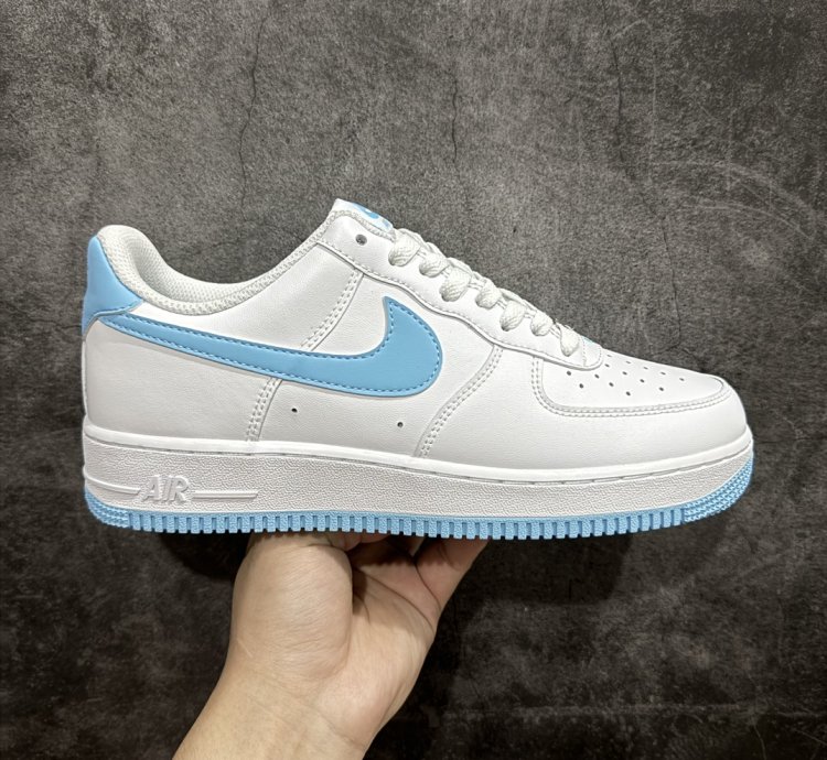 200 Nike Air Force 1 Low White Blue Air Force One Low Top Sports Casual Shoes FQ