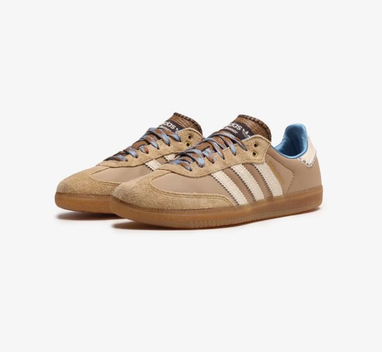 adidas Shoes Wales Samba Nylon Desert White - IH3261
