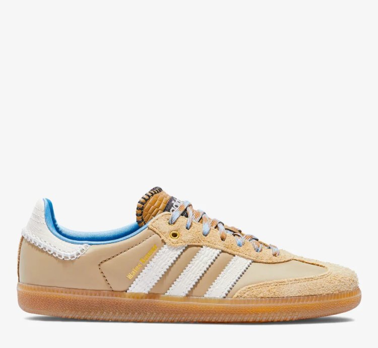 adidas Shoes Wales Samba Nylon Desert White - IH3261