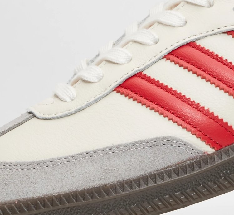 adidas Shoes Samba Classic OG White Scarlet Granite - CQ2216