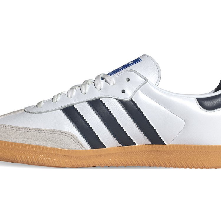 adidas Shoes Samba OG White Night Indigo Gum - IF3814