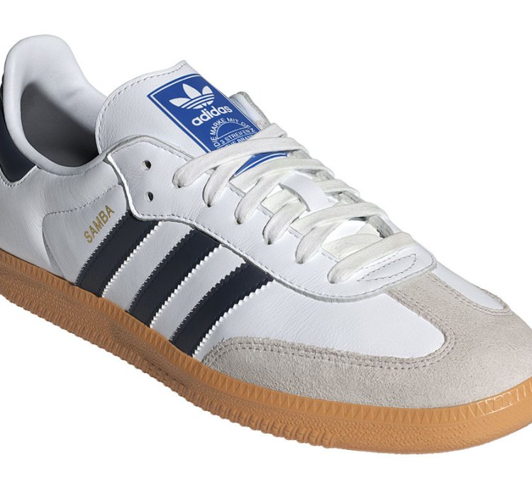 adidas Shoes Samba OG White Night Indigo Gum - IF3814