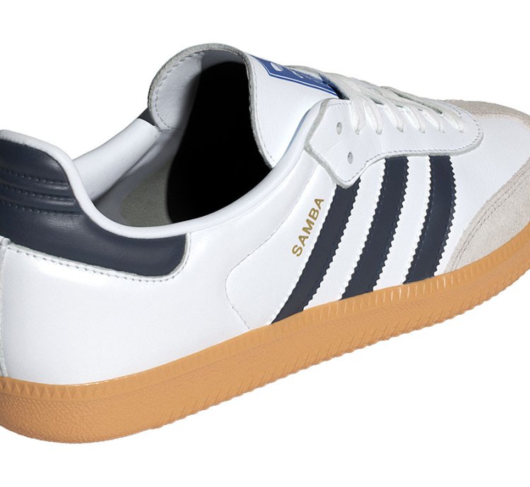 adidas Shoes Samba OG White Night Indigo Gum - IF3814