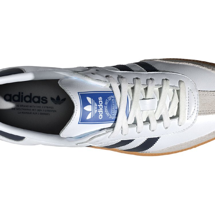 adidas Shoes Samba OG White Night Indigo Gum - IF3814