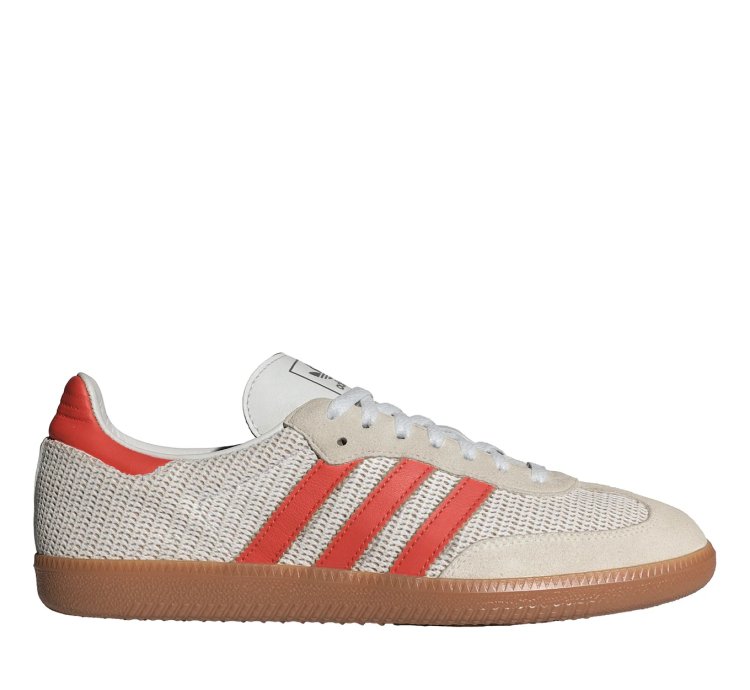 adidas Shoes Samba OG Crystal White Preloved Red - IG1380