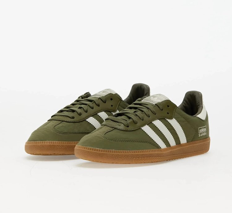 adidas Shoes Samba OG Focus Olive - IE3440