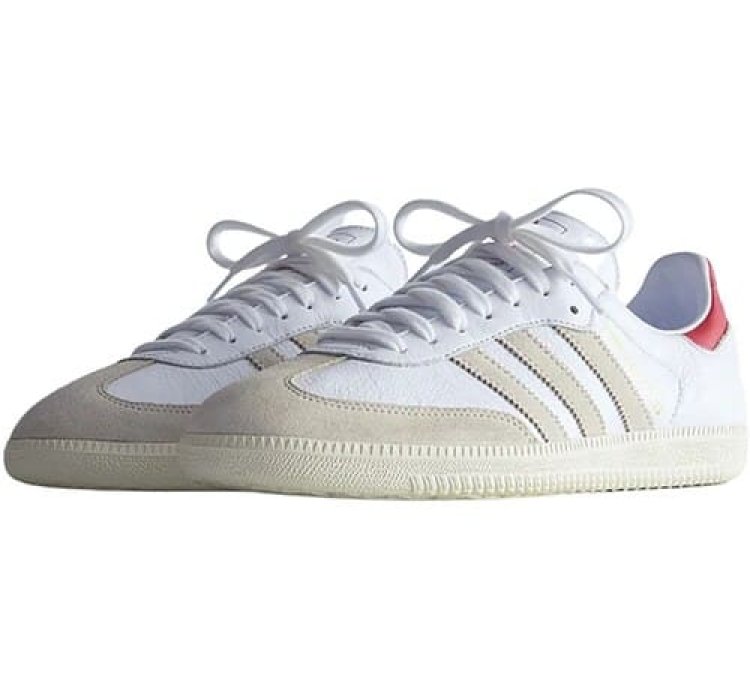 adidas Shoes Samba OG Classics White Red -  GY2544