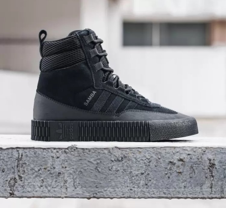 adidas Shoes Samba Boot Triple Black - GZ8107