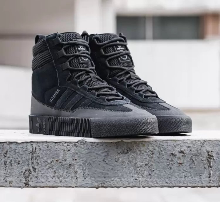 adidas Shoes Samba Boot Triple Black - GZ8107