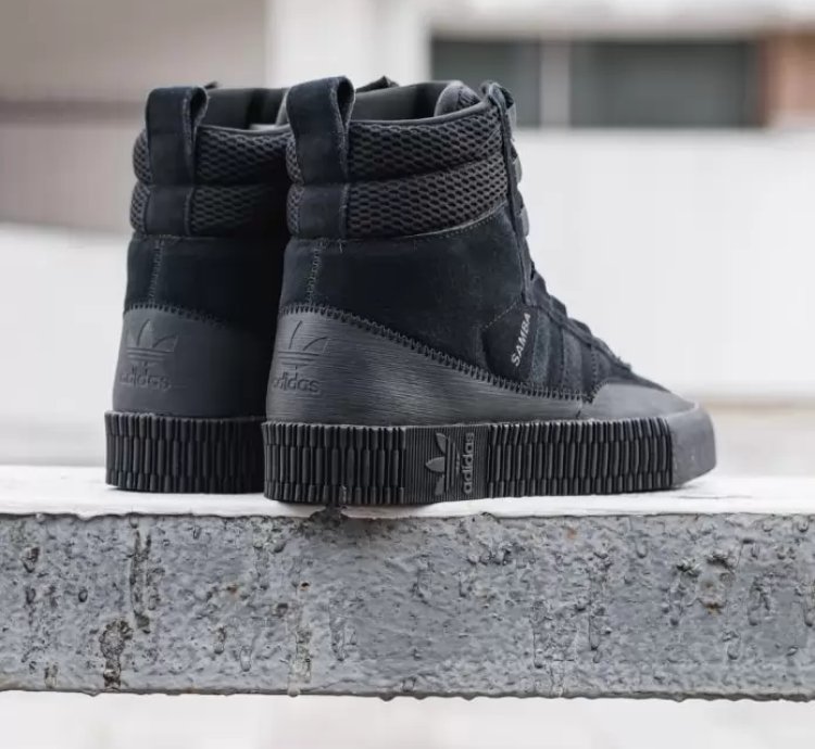 adidas Shoes Samba Boot Triple Black - GZ8107