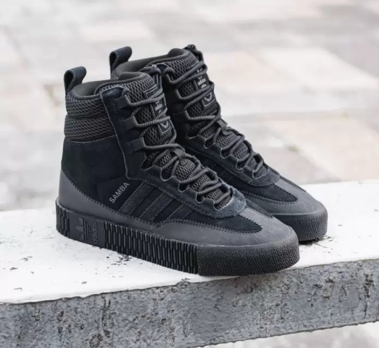 adidas Shoes Samba Boot Triple Black - GZ8107