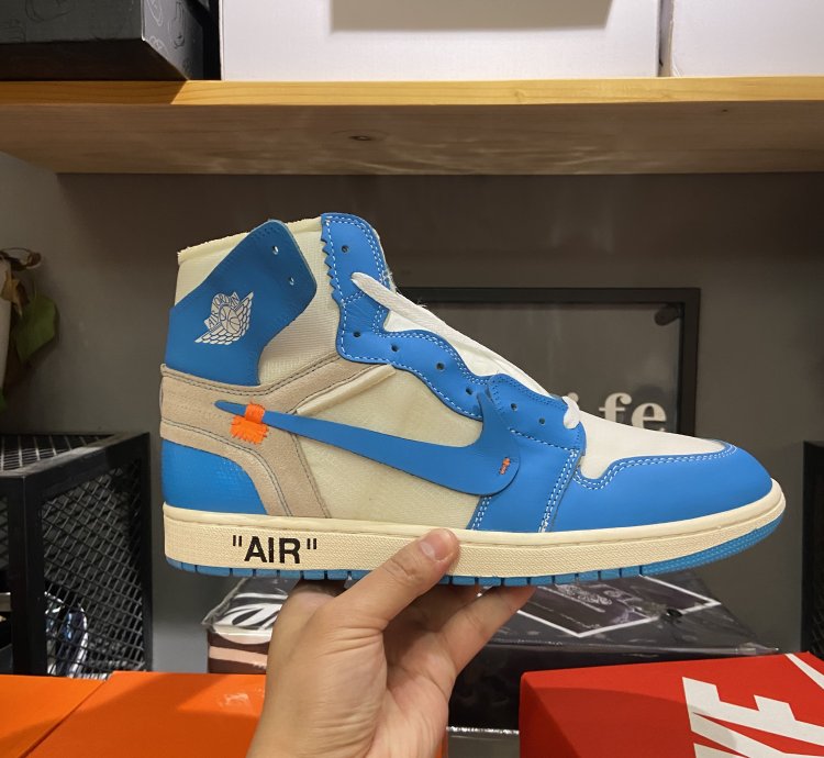 Off-White x Air Jordan 1 Retro High OG 'UNC' AQ0818-148