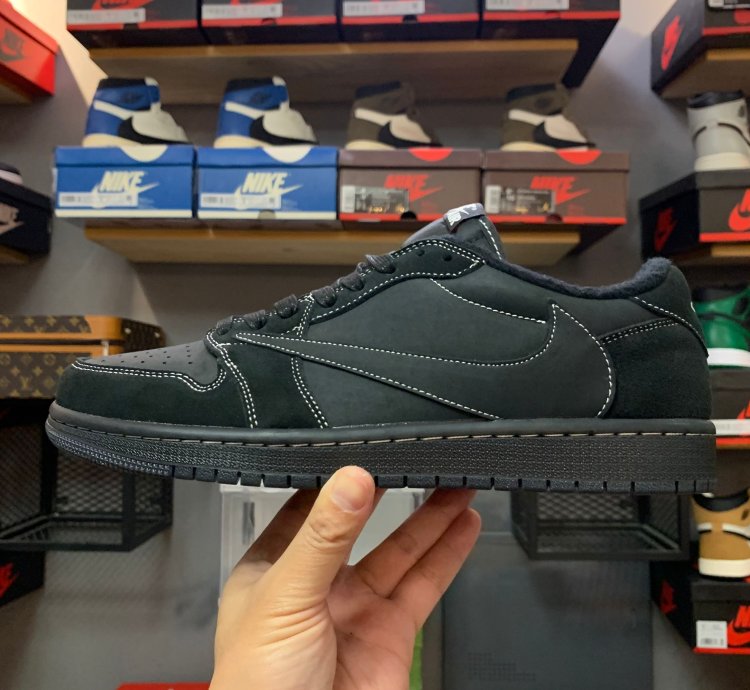 Travis Scott x Air Jordan 1 Retro Low OG SP 'Black Phantom' DM7866-001