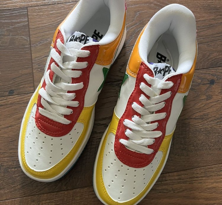 2008 Bape Bapesta Baby Milo Multi Color Sneakers