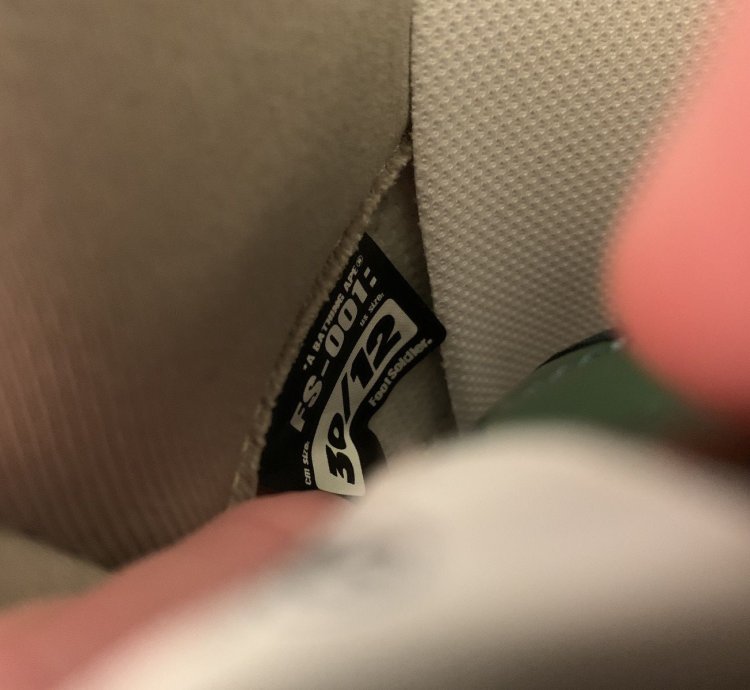 2008 DS Bapesta Plaid Tartan Green