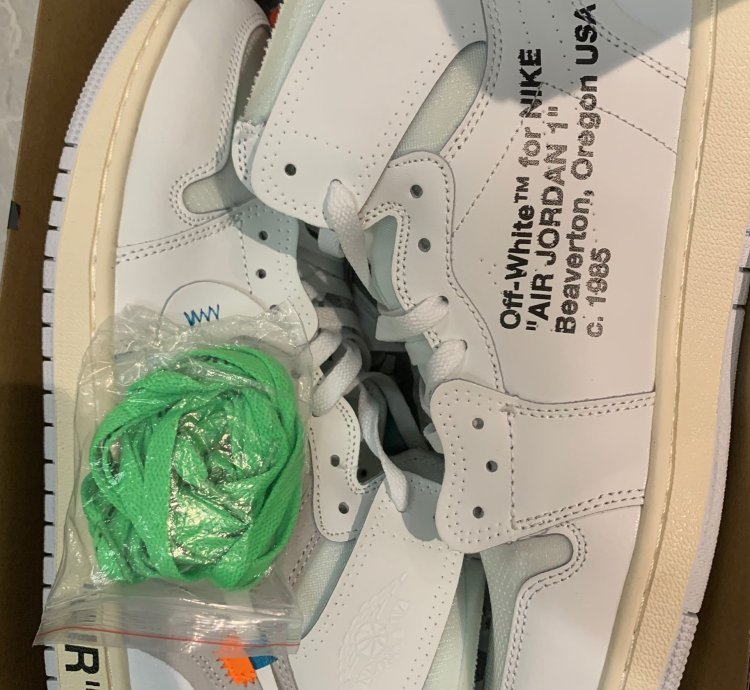Off-White x Air Jordan 1 Retro High OG 'White' 2018 AQ0818-100
