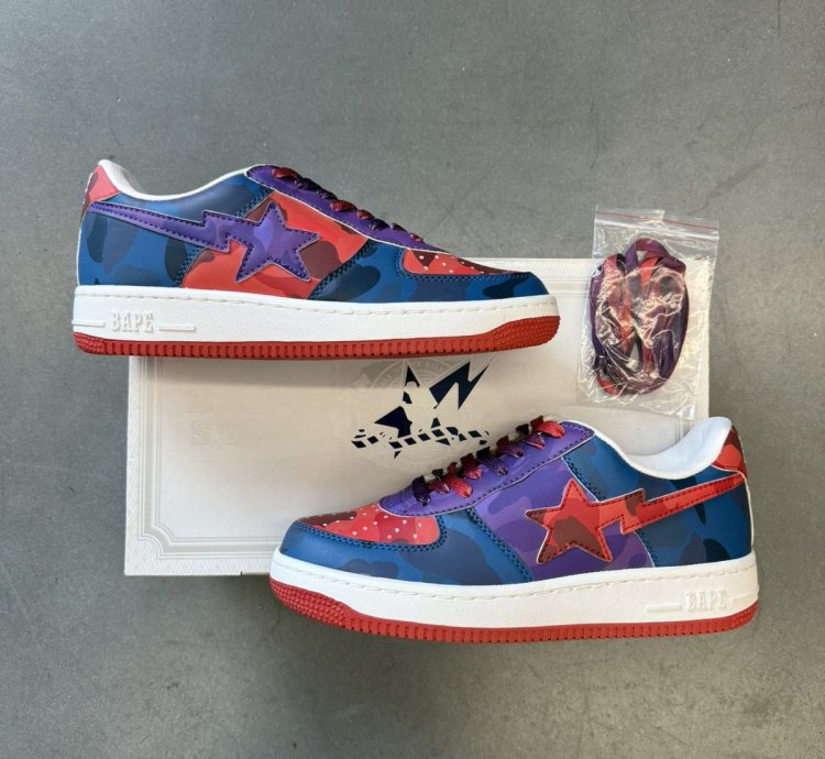 2013 Bathing Ape Color Camo Crazy Bape Sta Sneakers