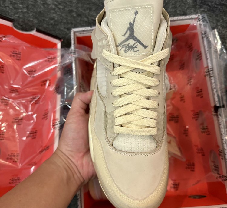 Jordan 4 Retro Off-White Sail (Women's) CV9388-100