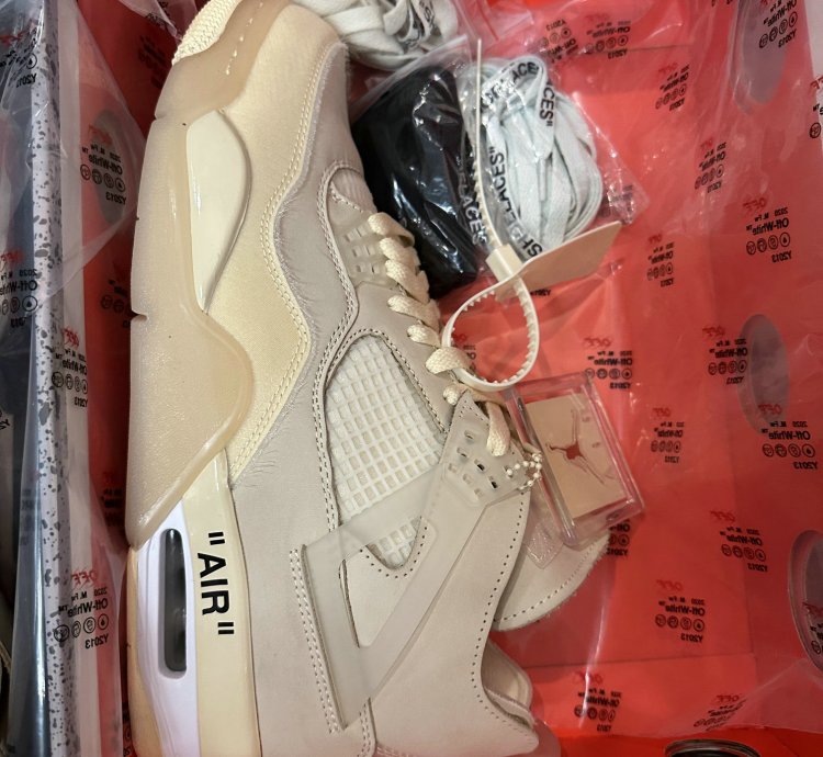 Jordan 4 Retro Off-White Sail (Women's) CV9388-100