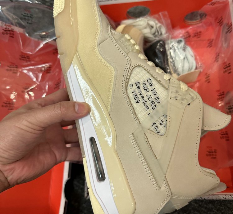 Jordan 4 Retro Off-White Sail (Women's) CV9388-100