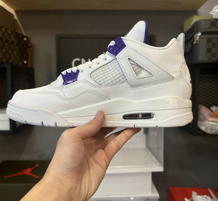 Jordan 4 Retro Metallic Purple (GS) 408452-115