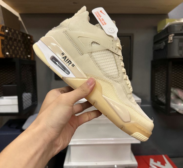 Off-White x Air Jordan 4 SP 'Sail' CV9388-100