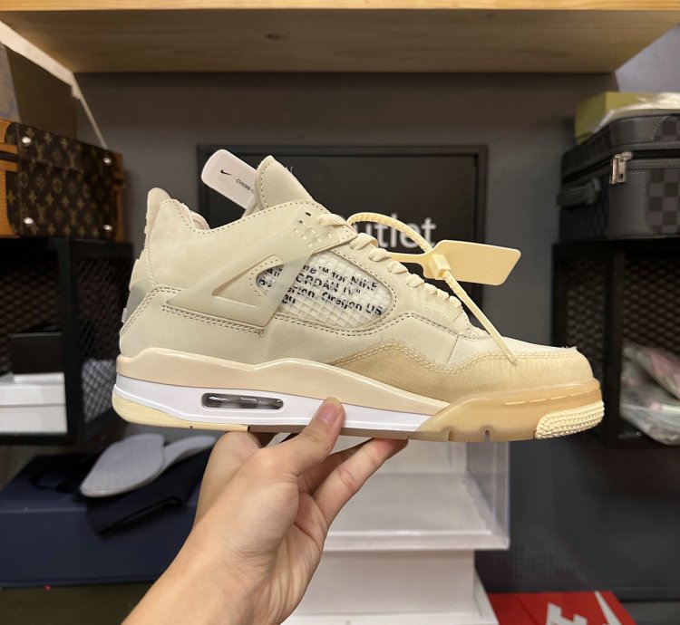 Off-White x Air Jordan 4 SP 'Sail' CV9388-100