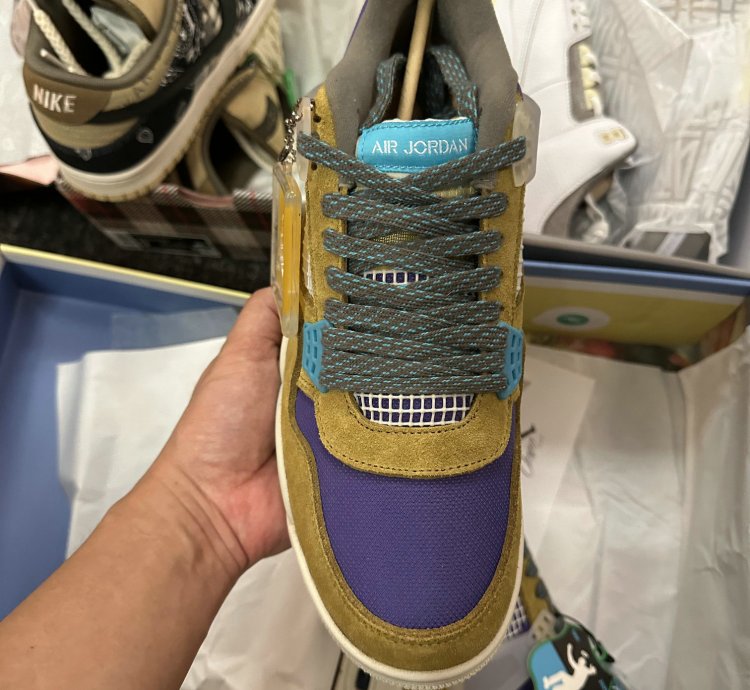 Jordan 4 Retro SP 30th Anniversary Union Desert Moss DJ5718-300