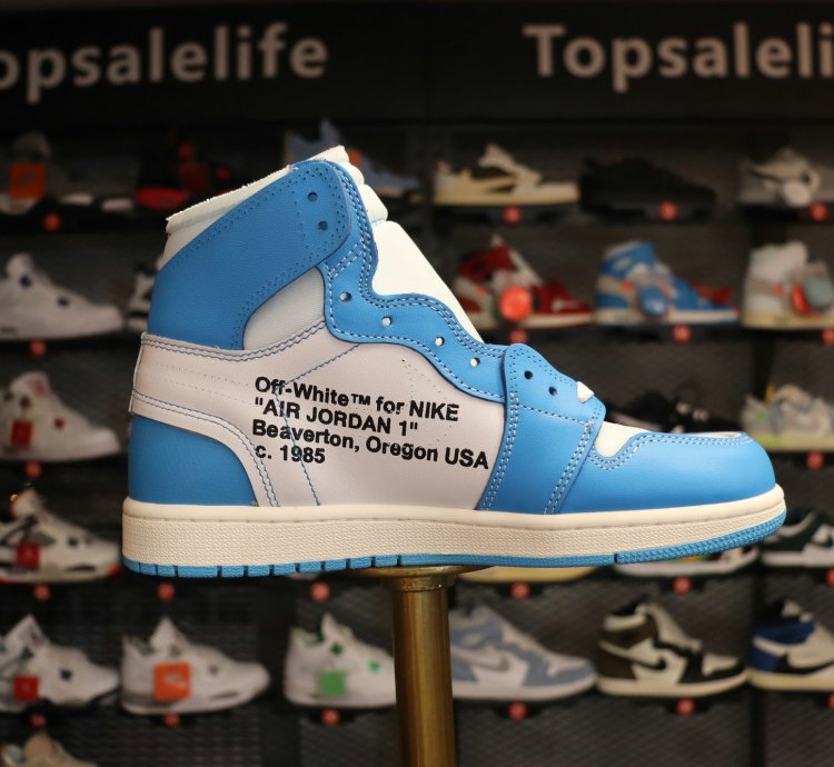 Jordan 1 Retro High Off-White University Blue AQ0818-148