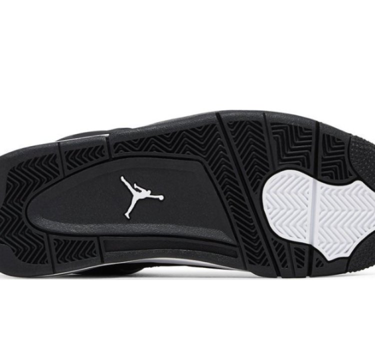 Mens Wmns Air Jordan 4 Retro White Thunder FQ8138 001