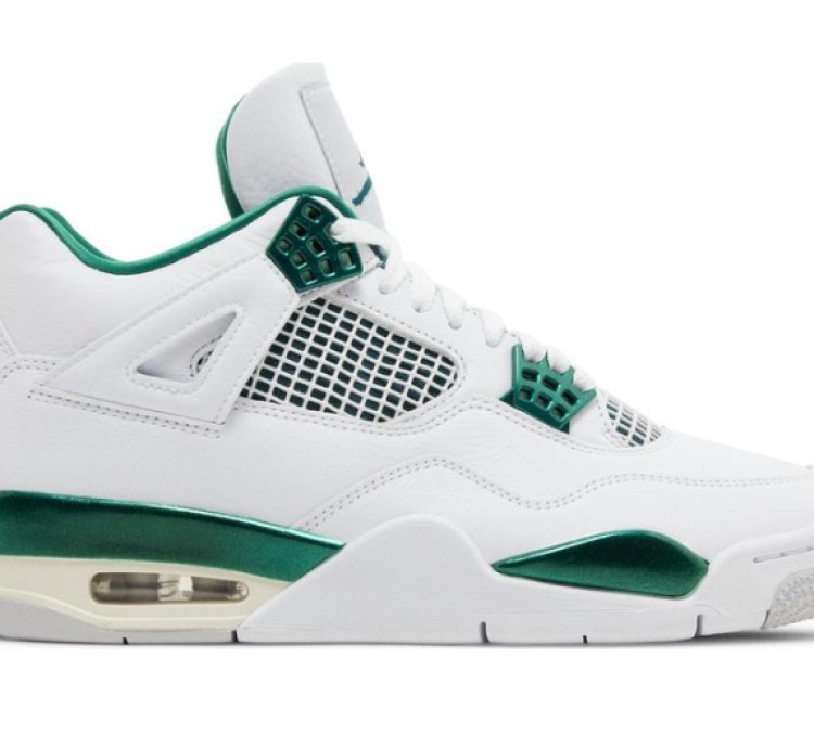 Mens Wmns Air Jordan 4 Retro Oxidized Green FQ8138 103
