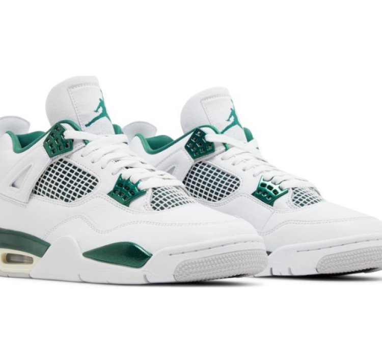 Mens Wmns Air Jordan 4 Retro Oxidized Green FQ8138 103