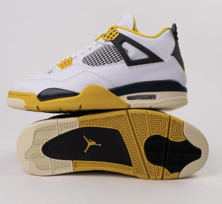 Mens Wmns Air Jordan 4 Retro Vivid Sulfur AQ9129 101