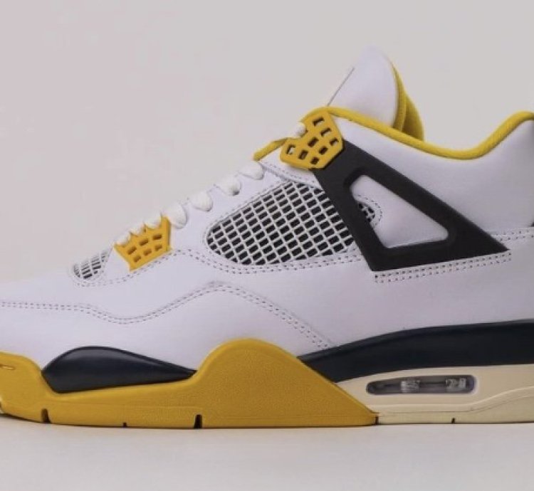 Mens Wmns Air Jordan 4 Retro Vivid Sulfur AQ9129 101