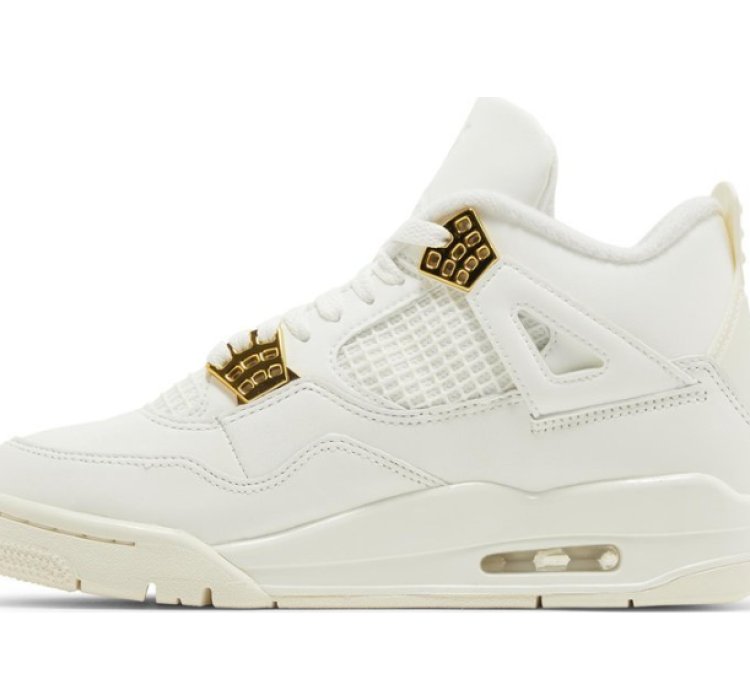 Mens Wmns Air Jordan 4 Retro Metallic Gold AQ9129 170