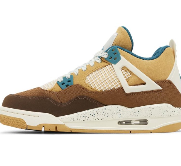 Mens Wmns Air Jordan 4 GS Cacao Wow FB2214 200