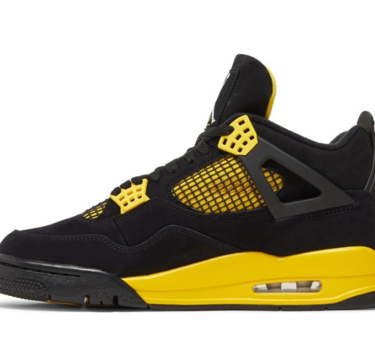 Mens Wmns Air Jordan 4 Retro Thunder 2023 DH6927 017 / 408452 017