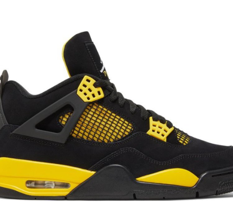 Mens Wmns Air Jordan 4 Retro Thunder 2023 DH6927 017 / 408452 017