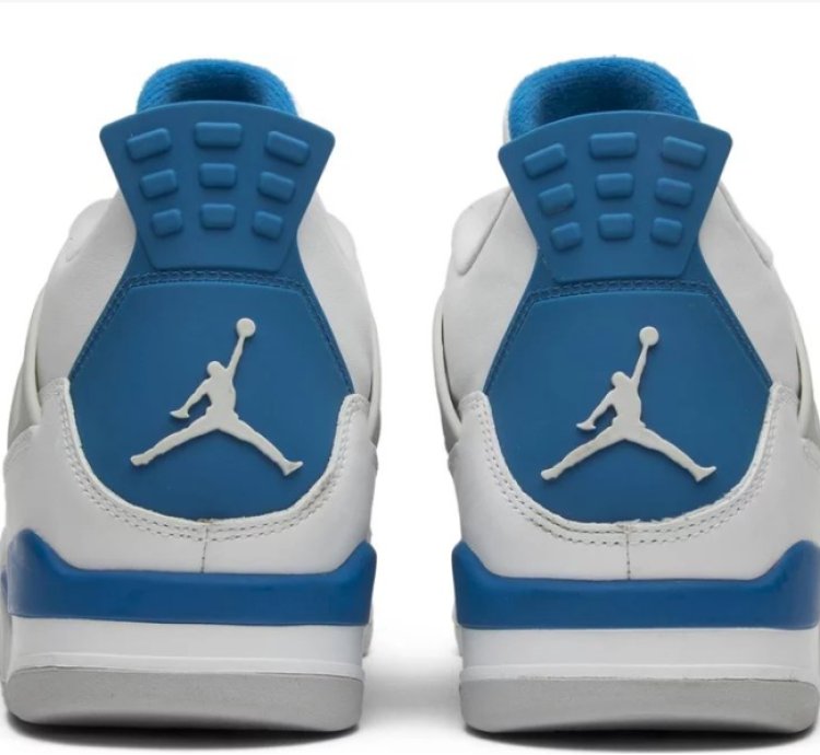 Mens Wmns Air Jordan 4 Retro Military Blue 2012 308497 105 / 408452 105