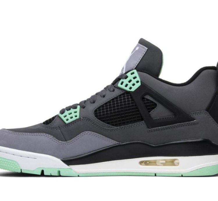 Mens Wmns Air Jordan 4 Retro Green Glow 308497 033 / 408452