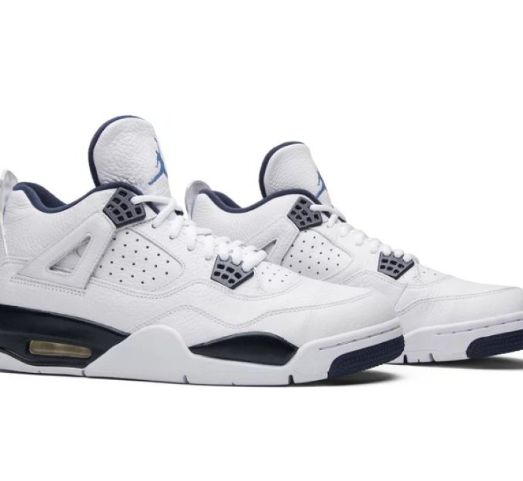 Mens Wmns Air Jordan 4 Retro LS Legend Blue 314254 107