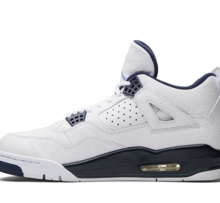 Mens Wmns Air Jordan 4 Retro LS Legend Blue 314254 107