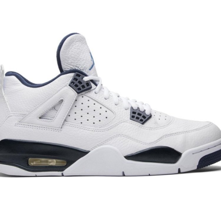 Mens Wmns Air Jordan 4 Retro LS Legend Blue 314254 107