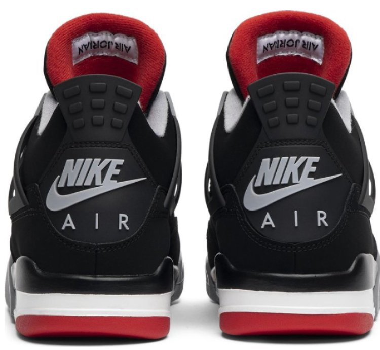 Mens Wmns Air Jordan 4 Retro OG Bred 2019 308497 060 / 408452 060