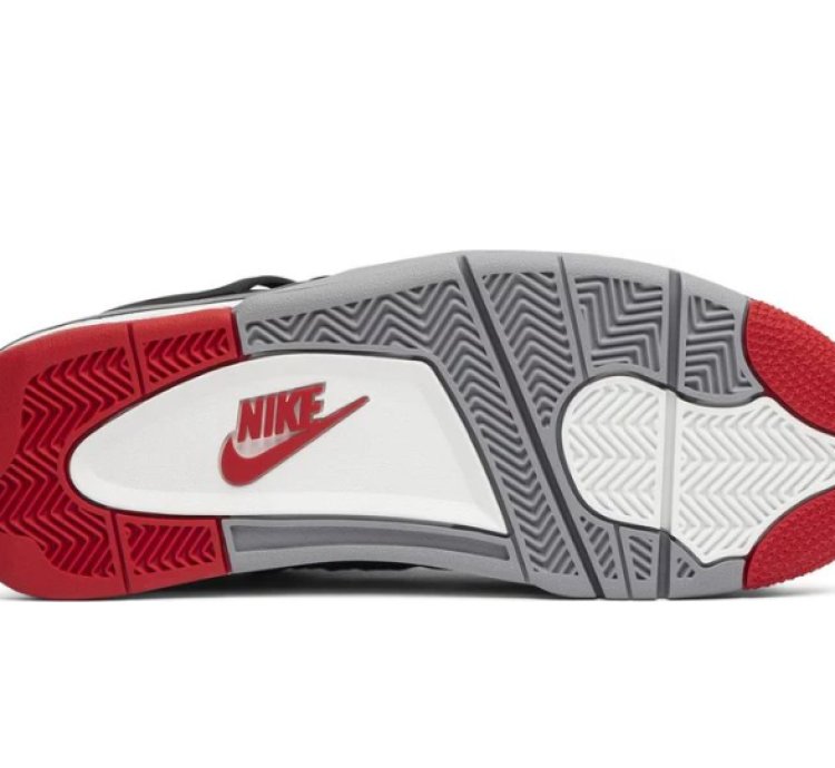 Mens Wmns Air Jordan 4 Retro OG Bred 2019 308497 060 / 408452 060
