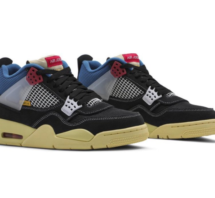 Mens Wmns Union LA x Air Jordan 4 Retro Off Noir DC9533 001