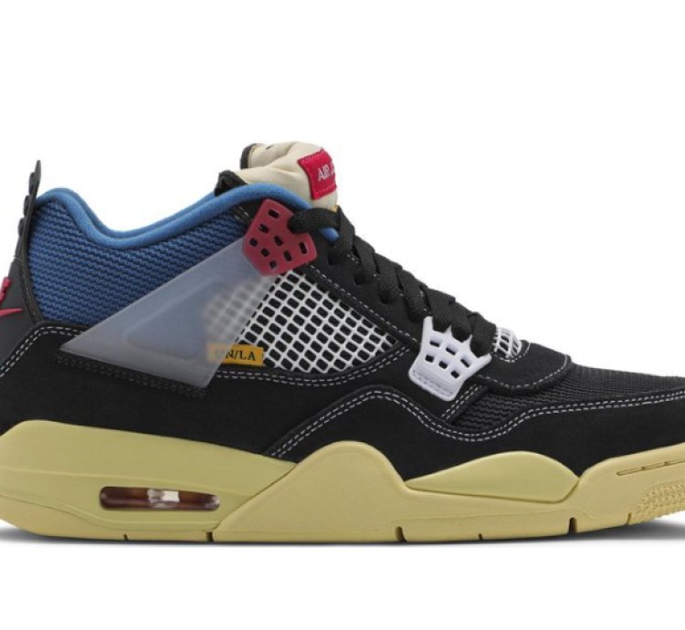 Mens Wmns Union LA x Air Jordan 4 Retro Off Noir DC9533 001